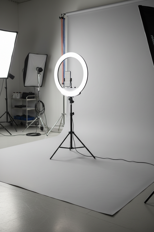 LED Ring Light Kit with Tripod & Phone Holder