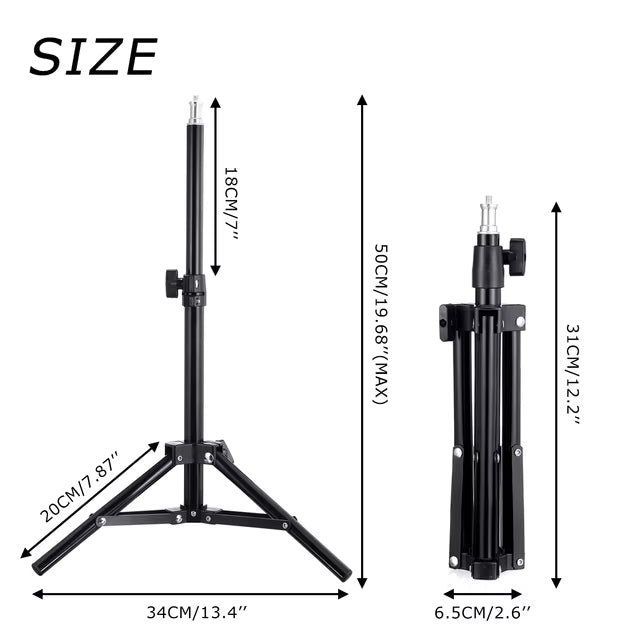 LED Ring Light Kit with Tripod & Phone Holder