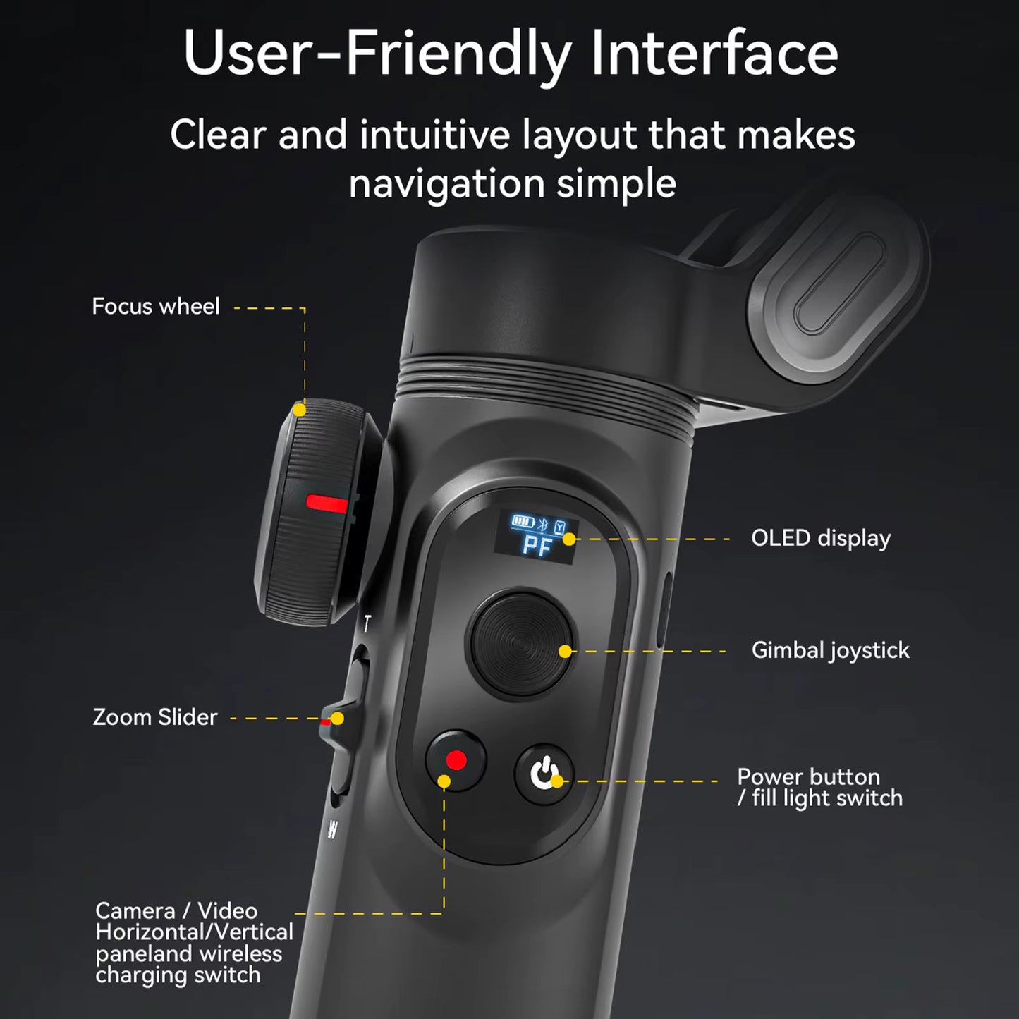 AOCHUAN 3-Axis Handheld Gimbal Stabilizer SmartXE